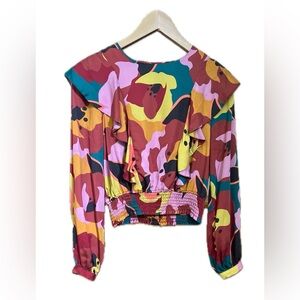 Marine Layer Multicolor Floral Blouse